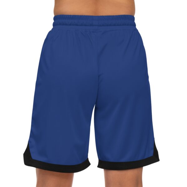 Logo Basketball Rib Shorts - Negus Sapphire - Image 5