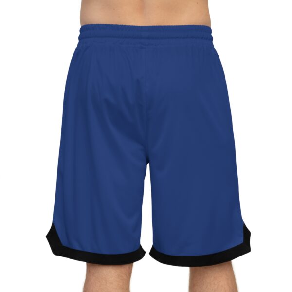 Logo Basketball Rib Shorts - Negus Sapphire - Image 8