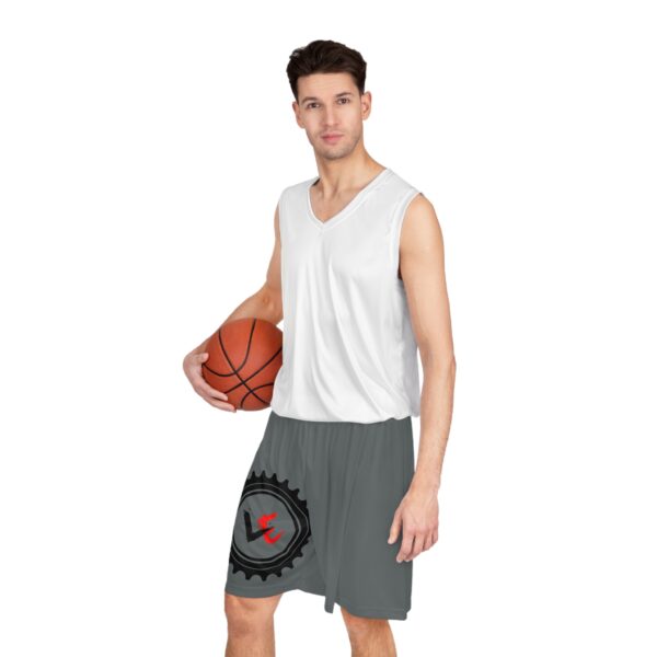 Concrete streets Logo Basketball Shorts - Image 6