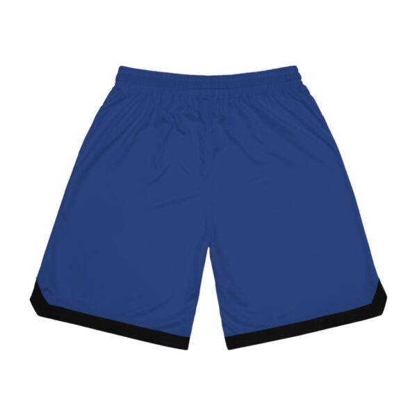 Logo Basketball Rib Shorts - Negus Sapphire - Image 3