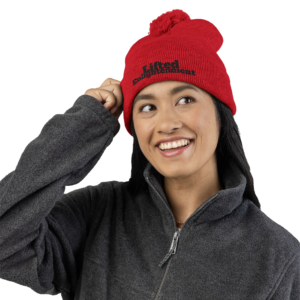 L.E. - Pom-Pom Knit Cap