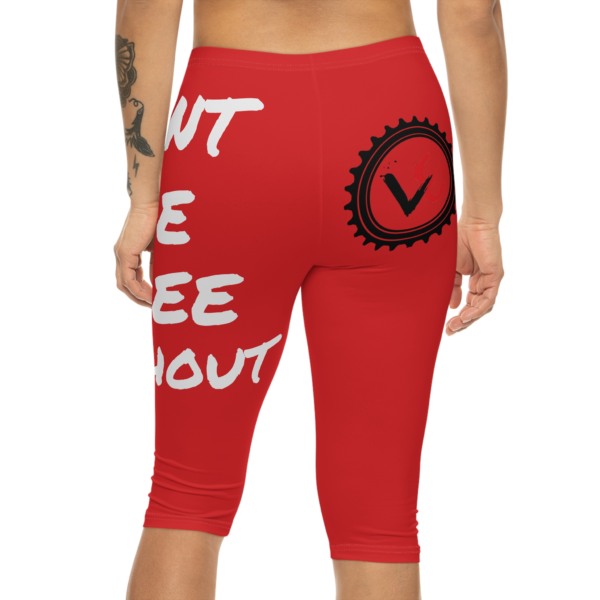 Can't Be - Capri Leggings Red