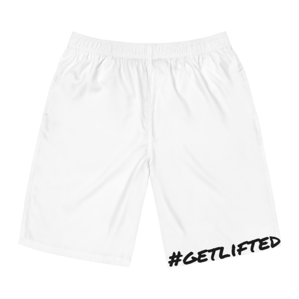Get Lifted - Swim shorts White